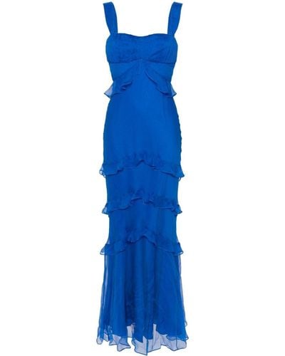 Saloni Chandra Maxi Dress - Blue