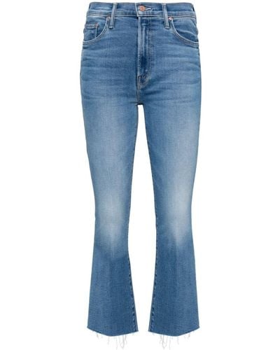 Mother The Insider Cropped-Jeans - Blau