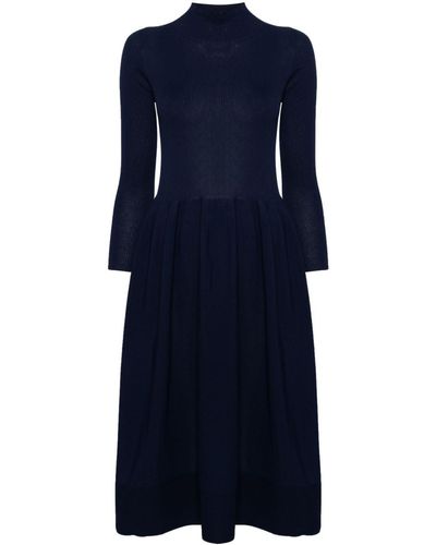 CFCL Rivulet Long-sleeve Dress - Blue