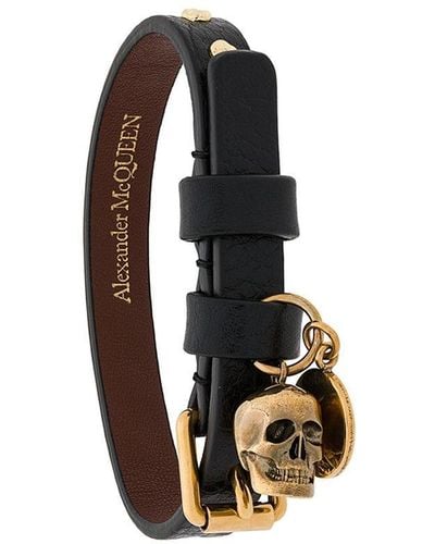 Alexander McQueen Belt Style Bracelet - Black