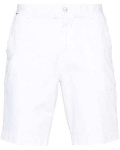 BOSS Shorts mit Logo-Patch - Weiß
