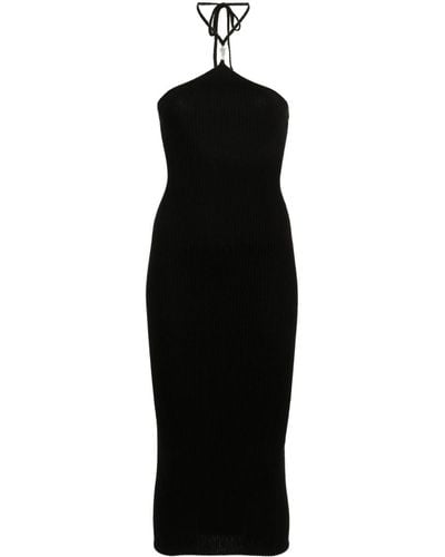 Amiri ロゴプレート ドレス - ブラック