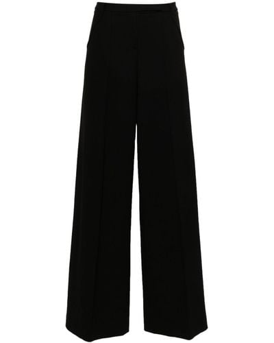 Dorothee Schumacher Seam-detail Wide-leg Trousers - Black