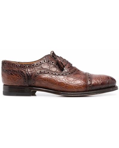 Gucci Brogue-detailing Lace-up Shoes - Brown