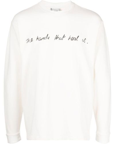 BETHANY WILLIAMS Sweatshirt mit Slogan-Print - Weiß