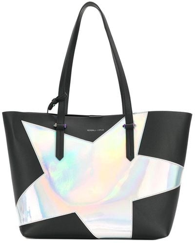 Kendall + Kylie Holographic Star Tote - Black