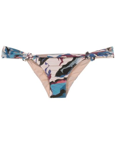 Clube Bossa Rings Camouflage-print Bikini Bottoms - Multicolor