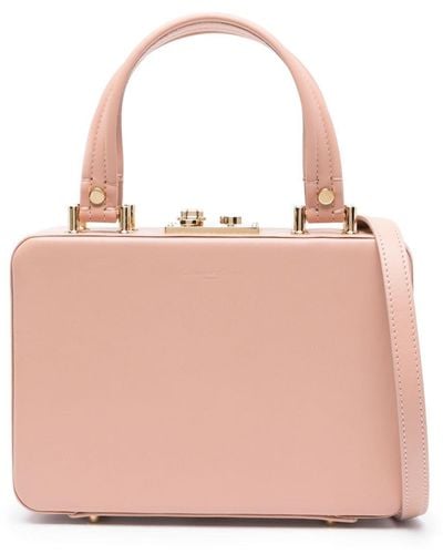 Gianvito Rossi Borsa tote Valì in pelle - Rosa