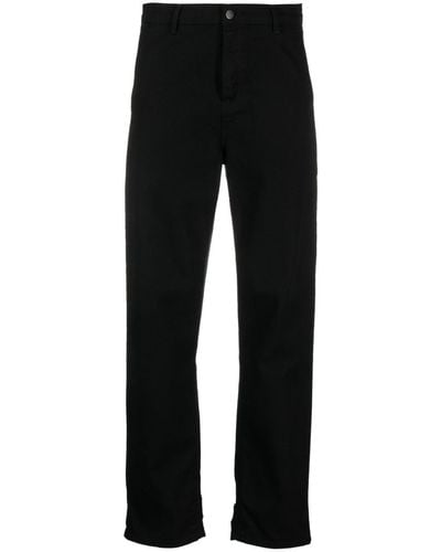 Carhartt Mid-rise Straight-leg Jeans - Black