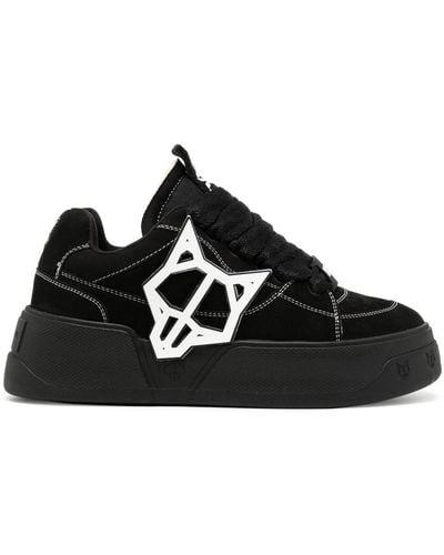 Naked Wolfe Kosa Midnight Low-top Sneakers - Black