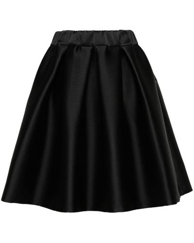P.A.R.O.S.H. Pleated Full Skirt - Black