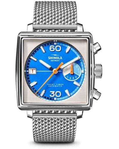 Shinola Reloj The Mackinac de 40 mm - Azul
