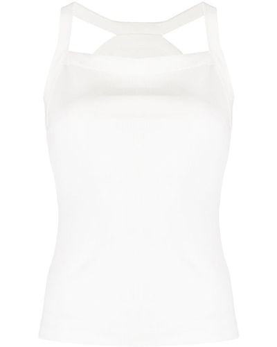 Dion Lee A-frame Reversible Tank Top - White