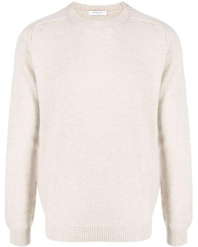 Boglioli Ribbed-trim Cashmere Sweater - Natural