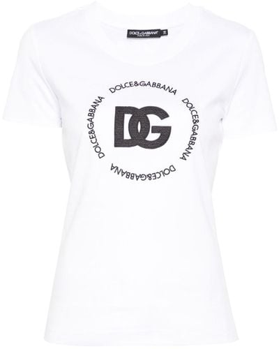 Dolce & Gabbana T-shirts - - Dames - Wit