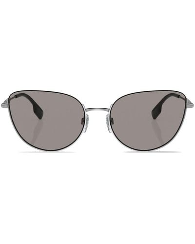 Burberry Harper Cat-eye Frame Sunglasses - Gray