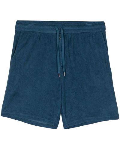 Frescobol Carioca Towelling-finish Deck Shorts - Blue