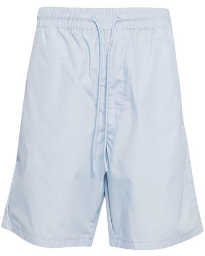 HUGO Cotton Deck Shorts - Blue