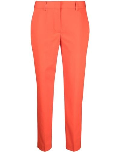 Paul Smith Slim-cut Cropped Trousers - Orange