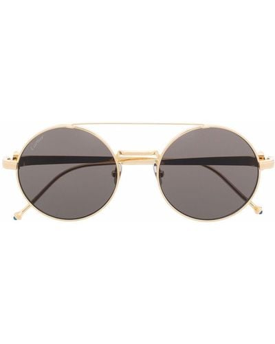 Cartier Pasha Round-frame Sunglasses - Black