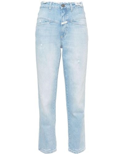 Closed Mid-rise Cropped Jeans - Blue