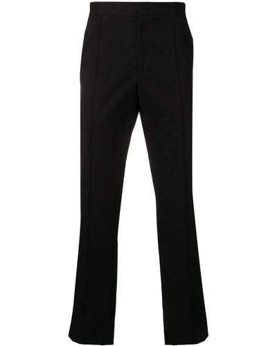 Yang Li Pantalon droit à poches zippées - Noir