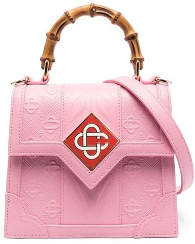 Casablanca Mini Jeanne Leather Bag - Pink
