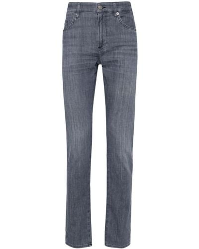 BOSS Mid-rise Slim-fit Jeans - Blue