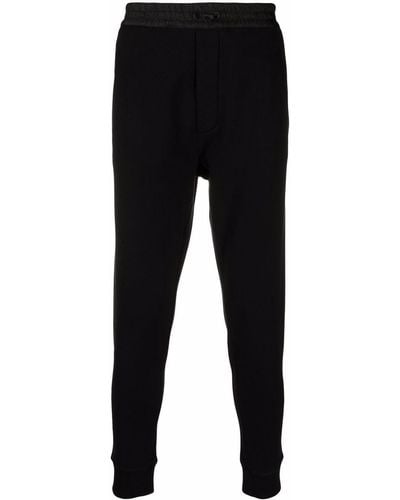 DSquared² Pantaloni sportivi slim con stampa logo neri - Nero