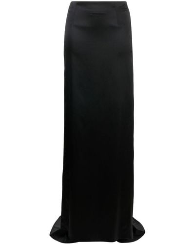 Balenciaga Jupe à coupe longue - Noir