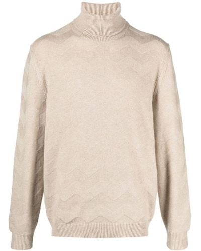Kiton Jersey Cashmere Sweater - Natural