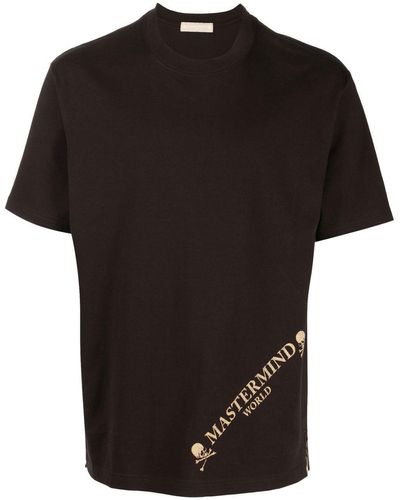MASTERMIND WORLD T-shirt Met Logoprint - Zwart