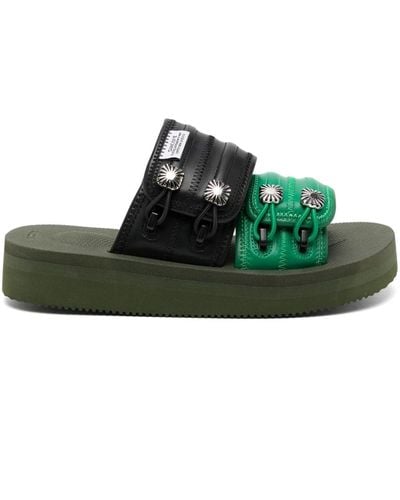 Suicoke X Toga Mura2 Stud-embellished Sandals - Green