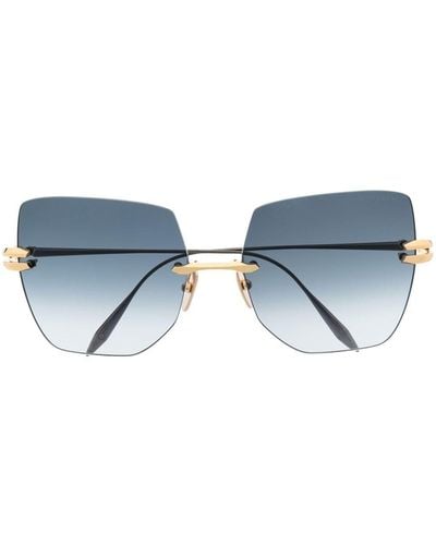 Dita Eyewear Gradient Butterfly-frame Sunglasses - Blue