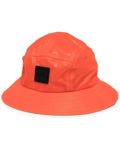 A_COLD_WALL* Sombrero de pescador con parche del logo - Naranja