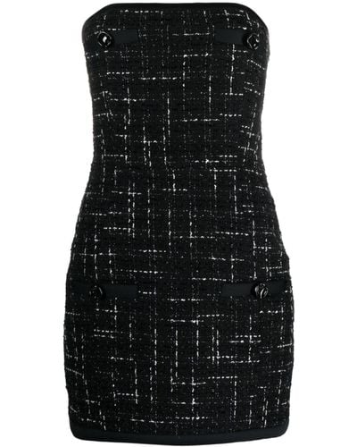 MSGM Strapless Mini-jurk - Zwart
