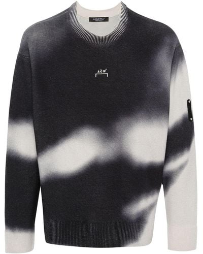 A_COLD_WALL* Gradient Logo-embroidered Sweater - Black