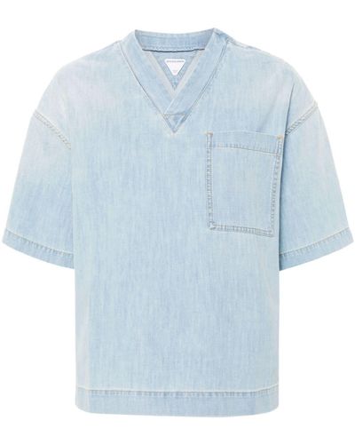 Bottega Veneta Bleached Denim Shirt - ブルー