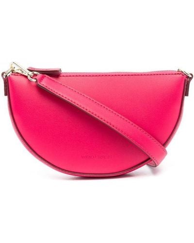 Woolrich Small Leather Shoulder Bag - Pink
