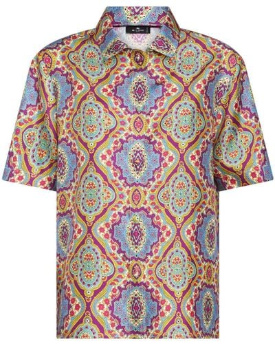 Etro Overhemd Met Paisley-print - Meerkleurig