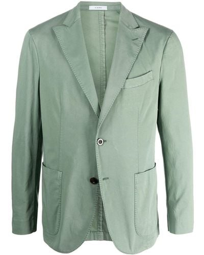 Boglioli Blazer Met Enkele Rij Knopen - Groen