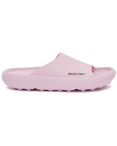 Ambush Logo-print Slide Sandals - Pink