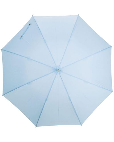 Mackintosh Paraguas con mango Heriot Whangee - Azul