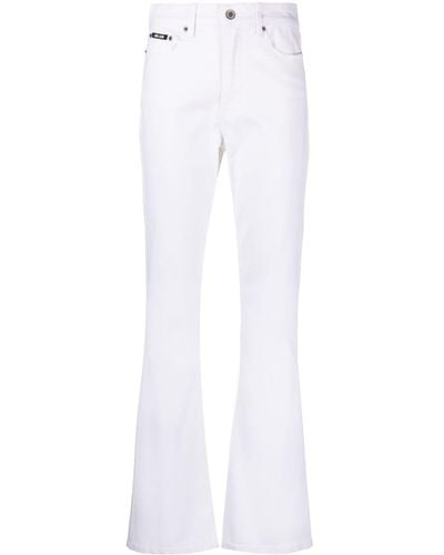 DKNY Boreum High-rise Flared Jeans - White