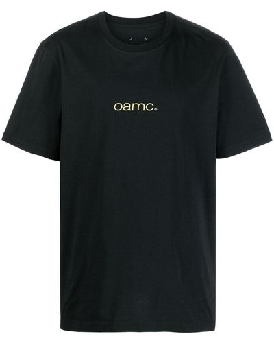 OAMC T-shirt à logo imprimé - Noir