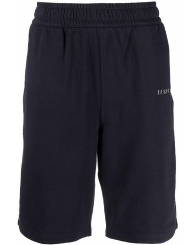 Burberry Shorts con stampa - Blu