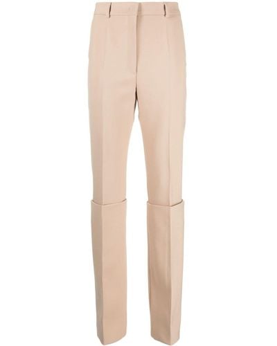 Sportmax Holiday Straight-leg Trousers - Natural