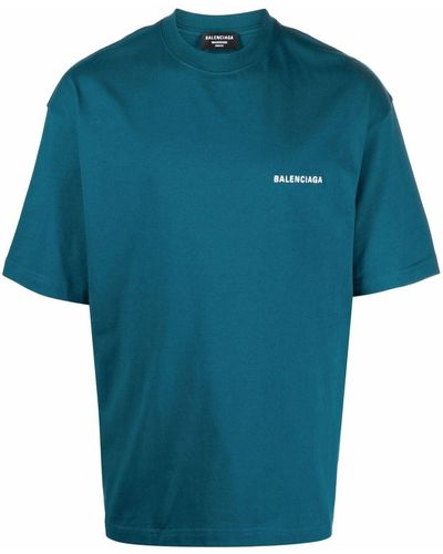 Balenciaga T-shirt à logo imprimé - Vert