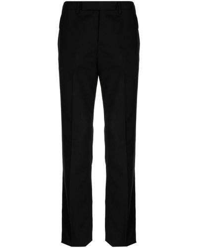 Paul Smith Tapered Wool Chino Trousers - Black