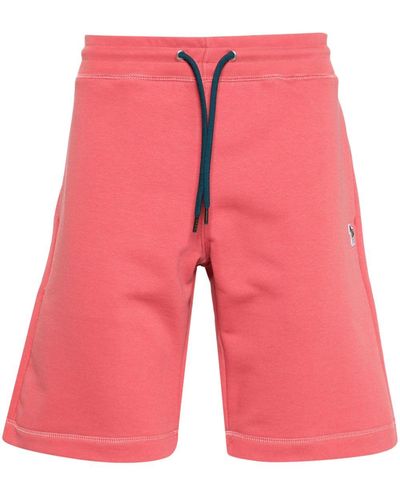 PS by Paul Smith Shorts Met Zebrapatch - Rood